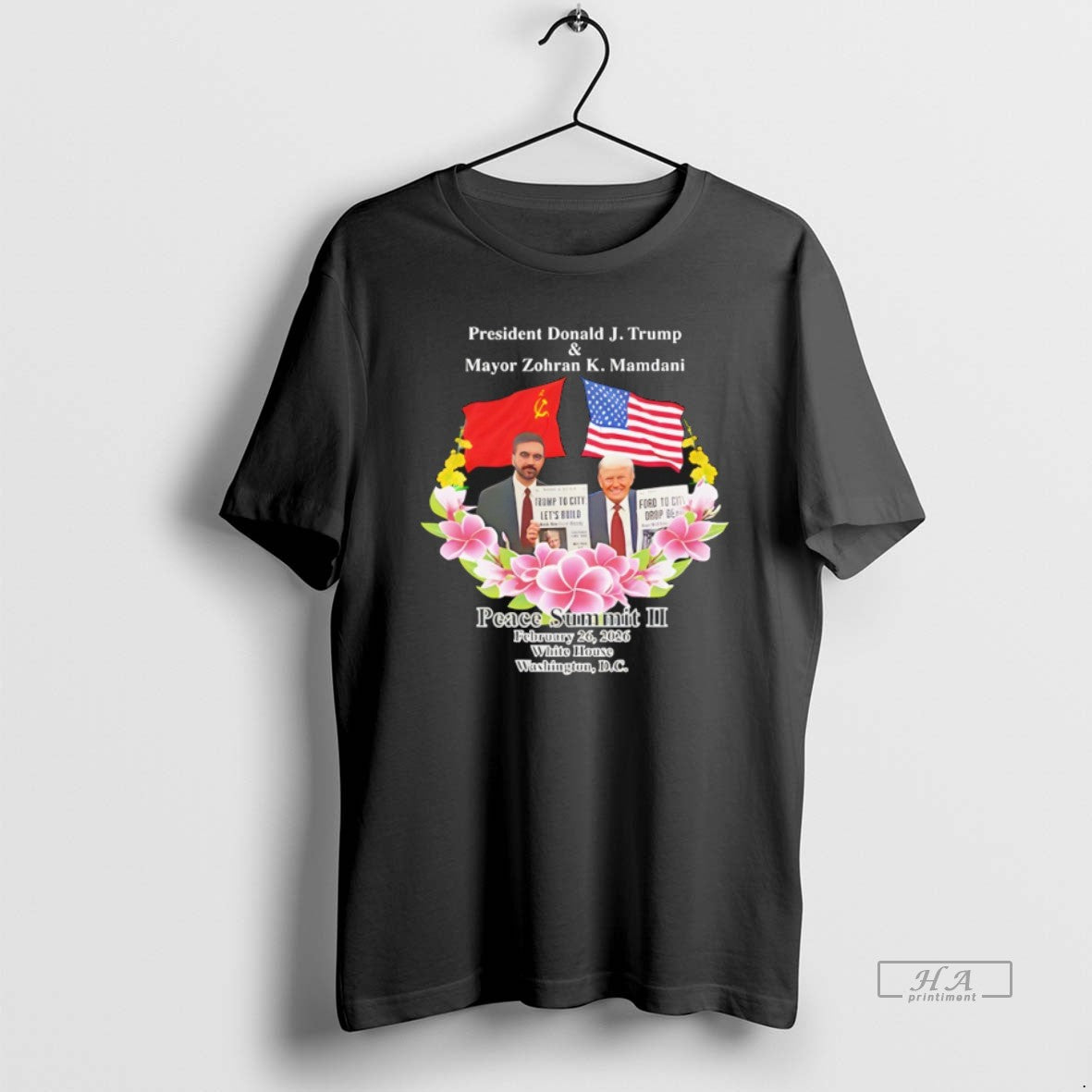 Official Donald J Trump And Zohran K T-Shirts, Hoodie, Sweatshirt | HypeDripTees.com