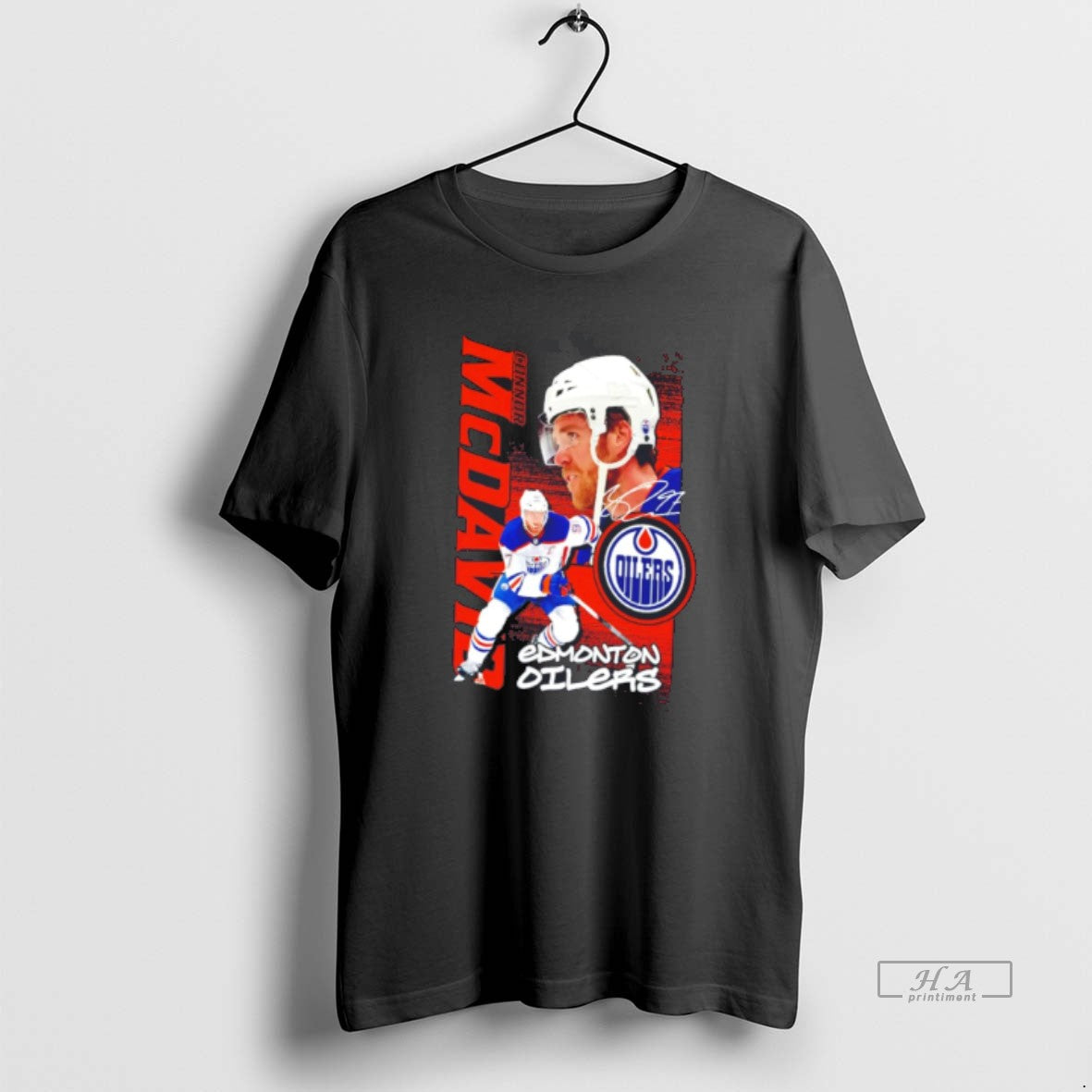 Official Edmonton Oilers Connor Mcdavid Playmaker Graphic Tee Hoodie, Sweatshirt | HypeDripTees.com