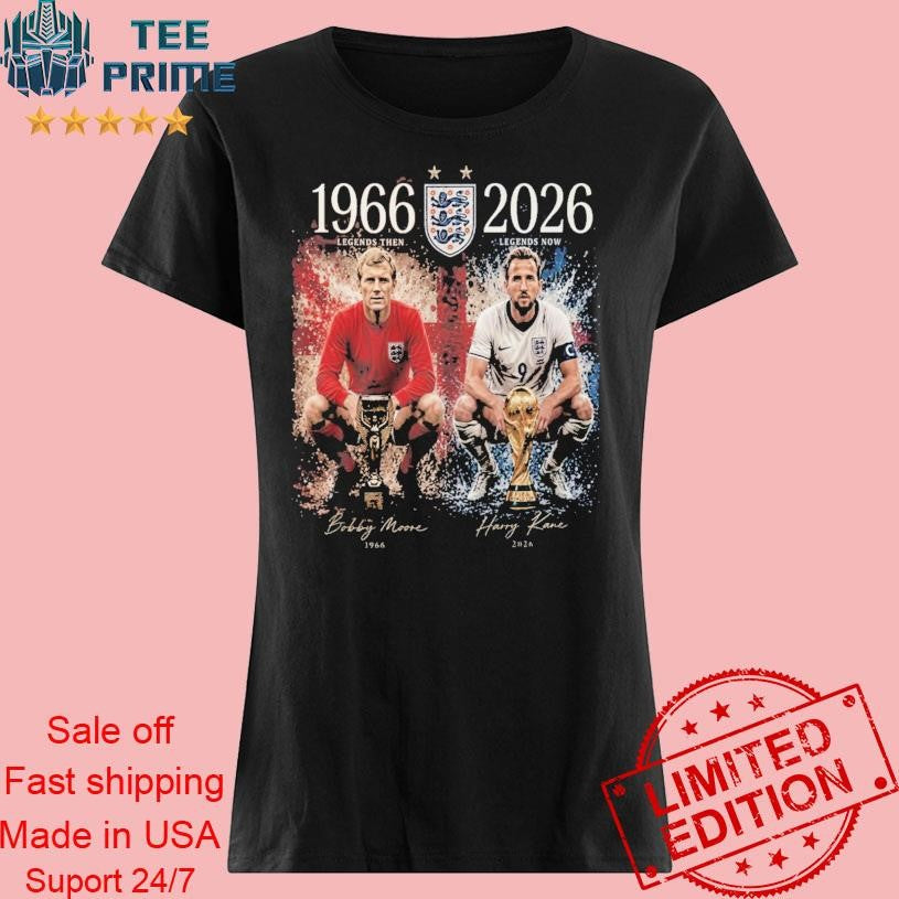 England 1966 2026 60th Anniversary Bobby Charlton Harry Kane World Cup Shirt
