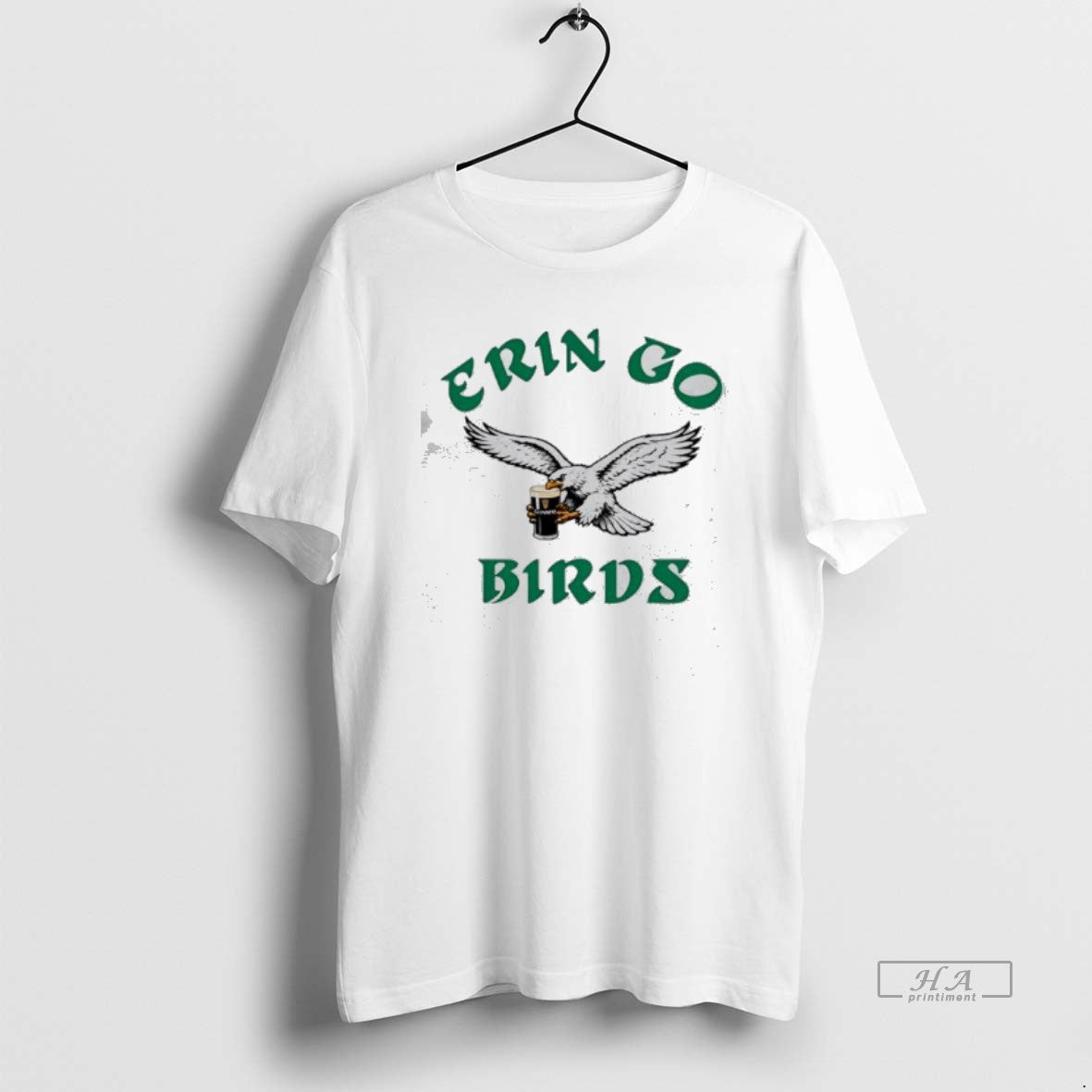 Official Erin Go Birds Eagle Holding A Guinness T-Shirts, Hoodie, Sweatshirt | HypeDripTees.com