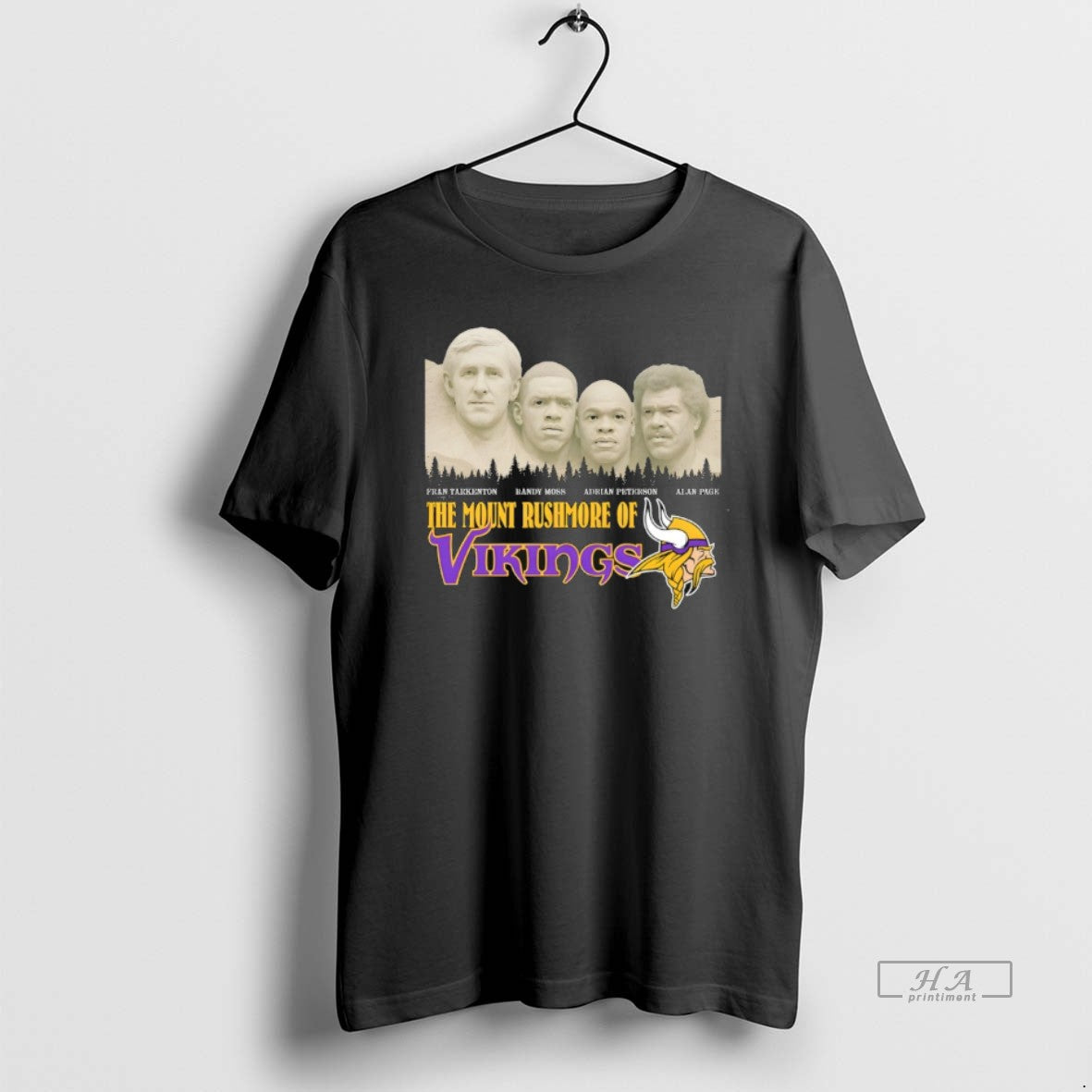 Official Fran Tarkenton Alan Page Randy Moss Adrian Peterson The Mount Rushmore Of Minnesota Vikings T-Shirts, Hoodie,...