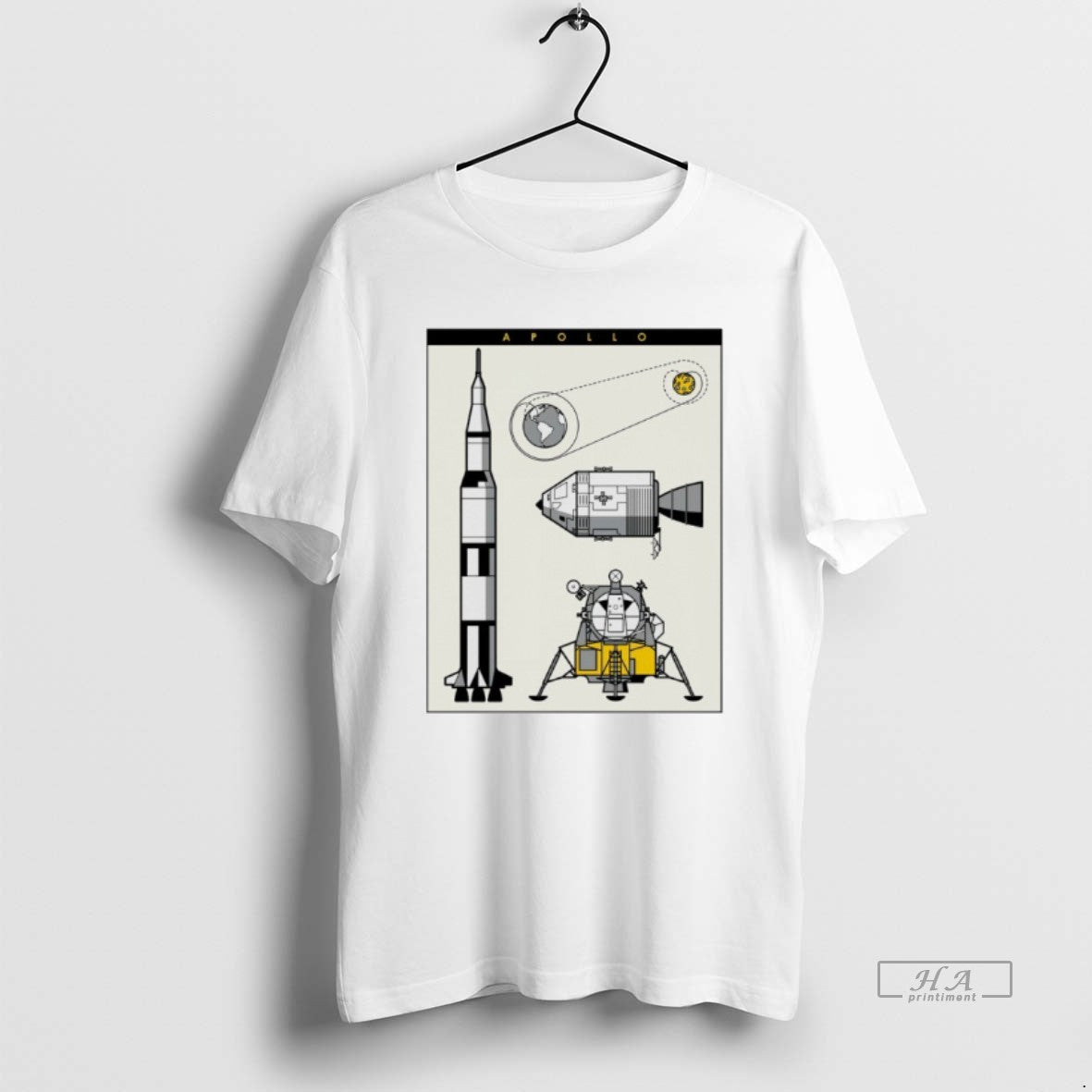 Official From The Earth To The Moon Apollo T-Shirts, Hoodie, Sweatshirt | HypeDripTees.com