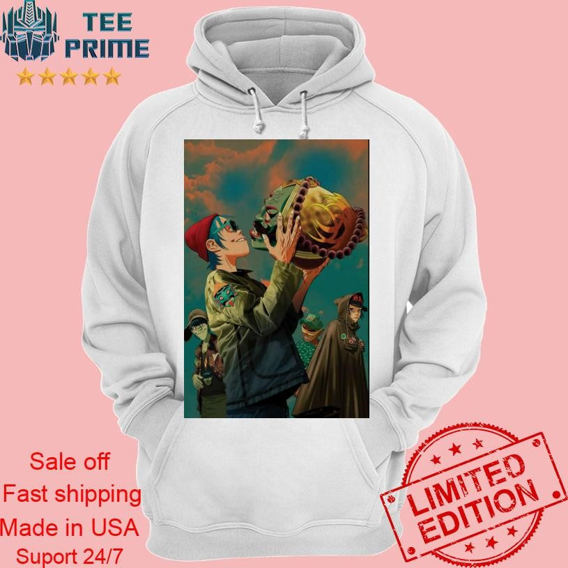 GORILLAZ Mountain Head Poster Shirt