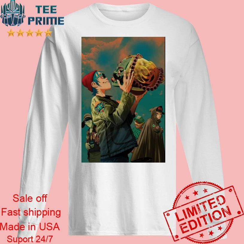 GORILLAZ Mountain Head Poster Shirt