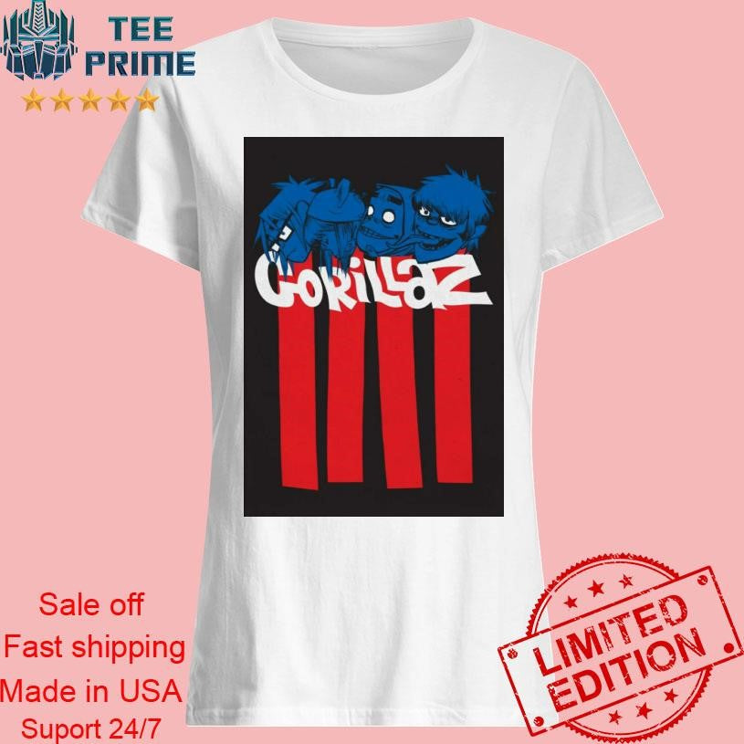 GORILLAZ Pez Heads Poster Shirt