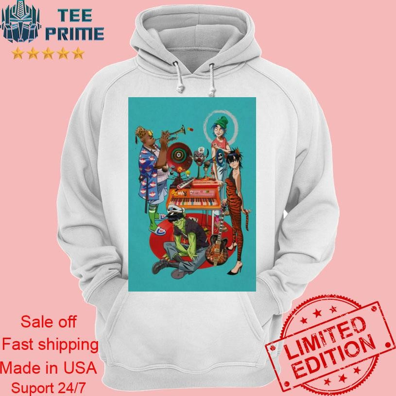 GORILLAZ Songmachine Poster Shirt