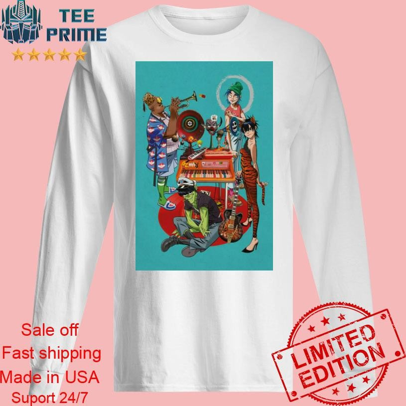 GORILLAZ Songmachine Poster Shirt