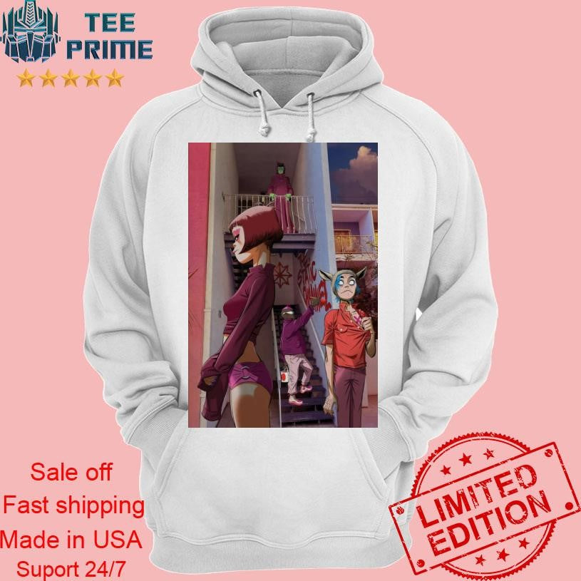 GORILLAZ Staircase Poster Shirt