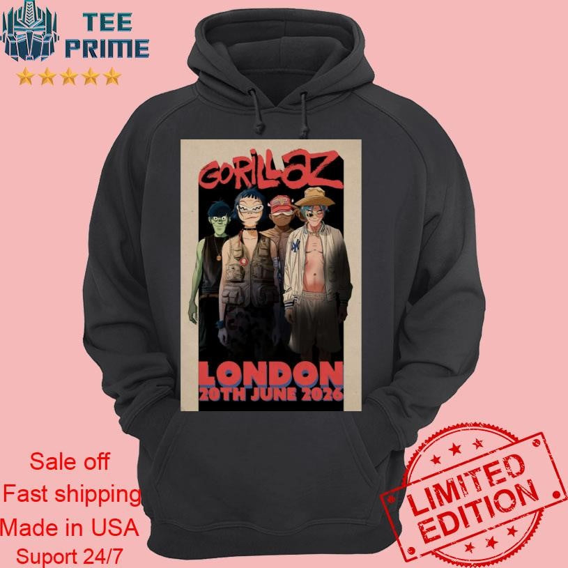 GORILLAZ Tottenham Event Poster Shirt