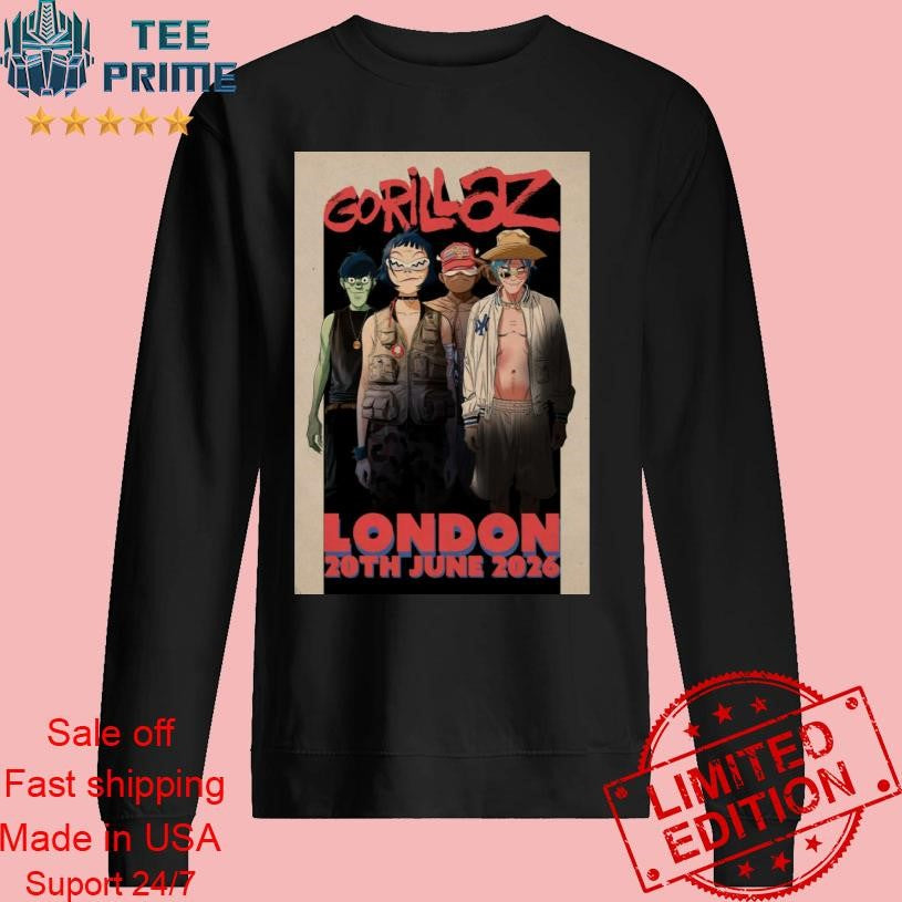 GORILLAZ Tottenham Event Poster Shirt