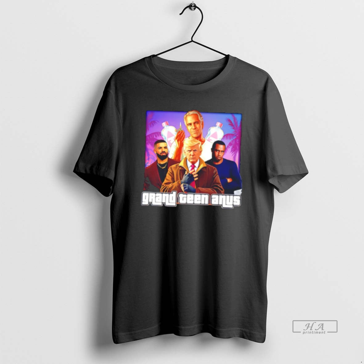 Official Grand Teen Anus Trump Epstein Diddy Gta Tee Hoodie, Sweatshirt | HypeDripTees.com
