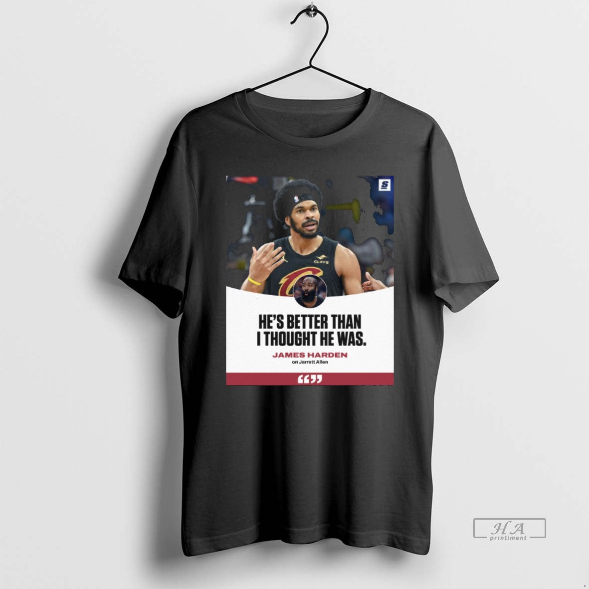 Official Hes Better Than I Thought He Was James Harden On Jarrett Allen T-Shirts, Hoodie, Sweatshirt | HypeDripTees.com