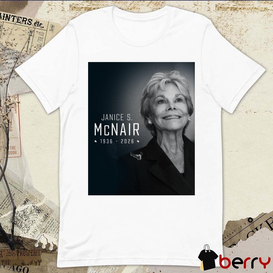 Houston Texans Co-Founder and Senior Chair Janice S. McNair 1936 – 2026 Poster shirt