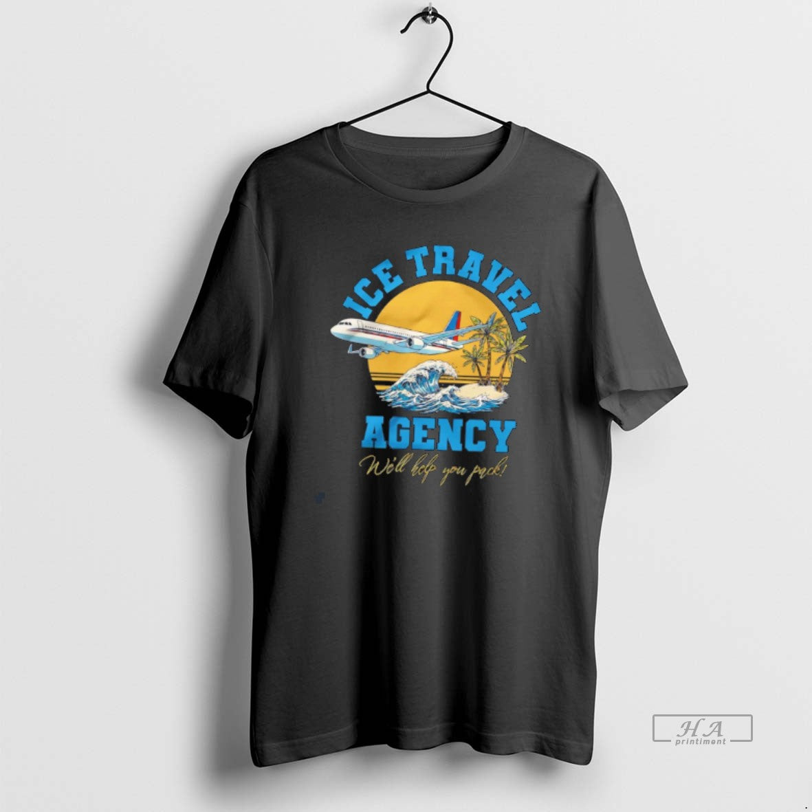 Official Ice Travel Agency Well Help You Pack Tee Hoodie, Sweatshirt | HypeDripTees.com
