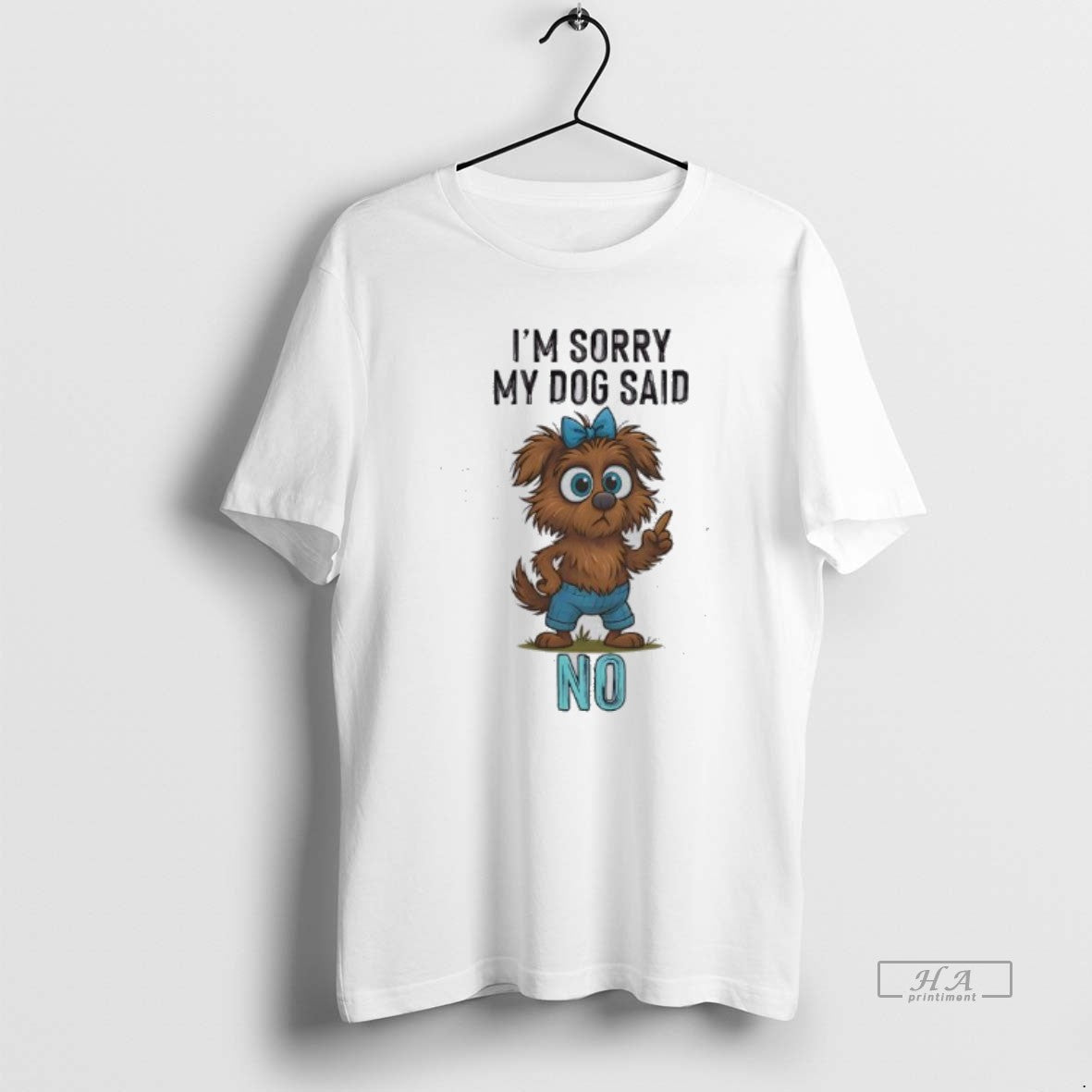 Official Im Sorry My Dog Said No Cartoon Graphic T-Shirts, Hoodie, Sweatshirt | HypeDripTees.com