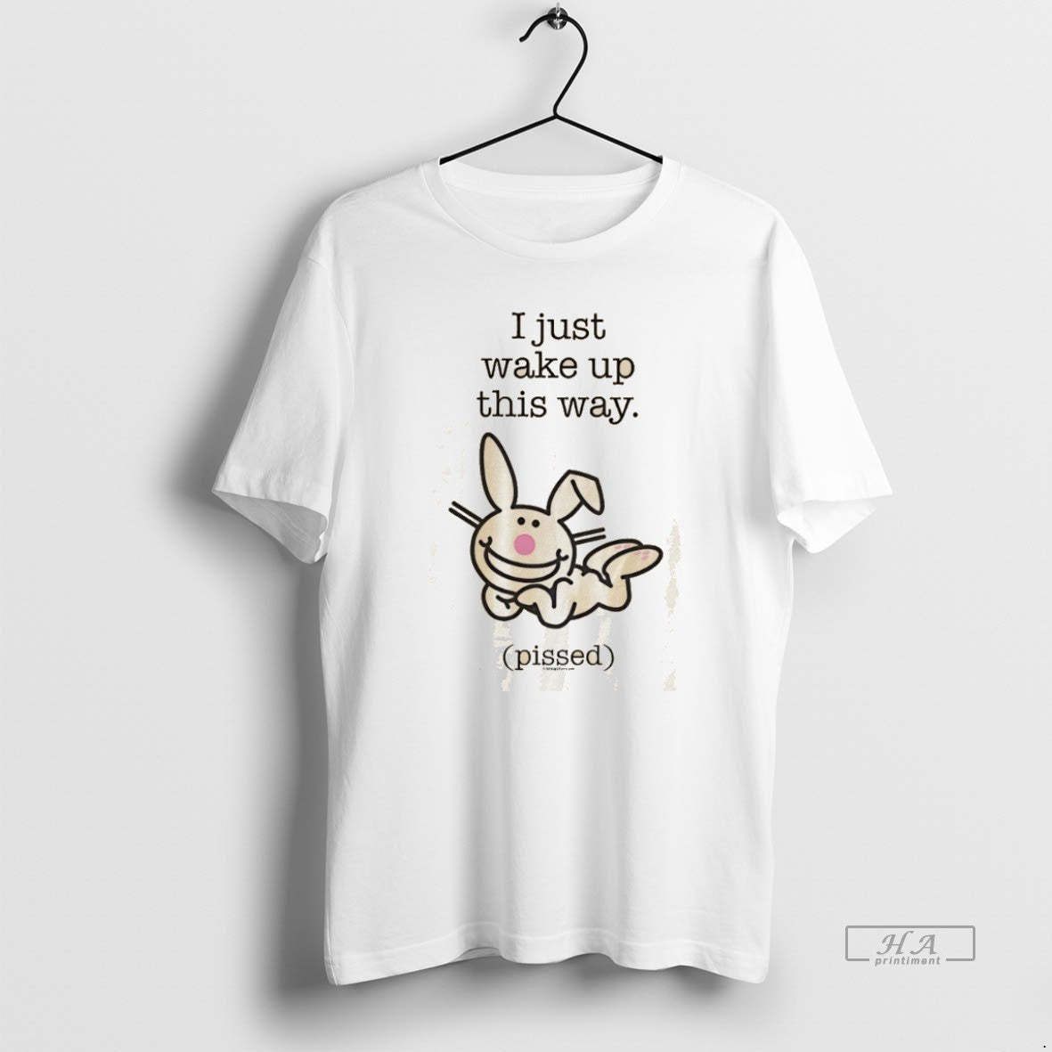 Official Its Happy Bunny I Wake Up Pissed T-Shirts, Hoodie, Sweatshirt | HypeDripTees.com