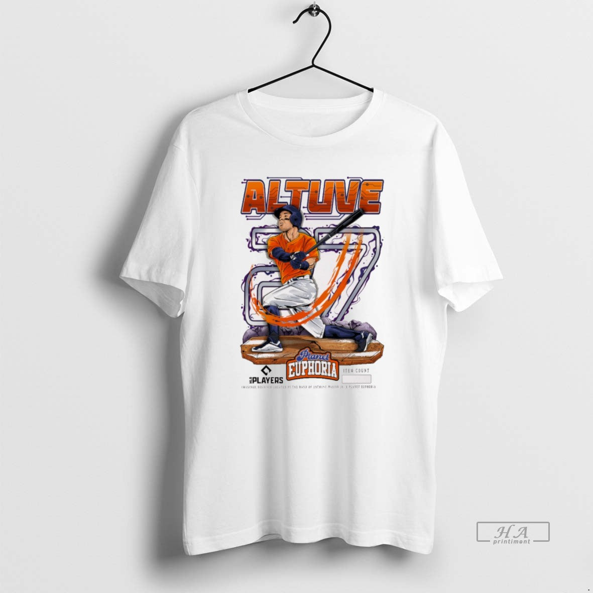 Official Jose Altuve Houston Astros Mlb 2026 Planet Euphoria Art T-Shirts, Hoodie, Sweatshirt | HypeDripTees.com