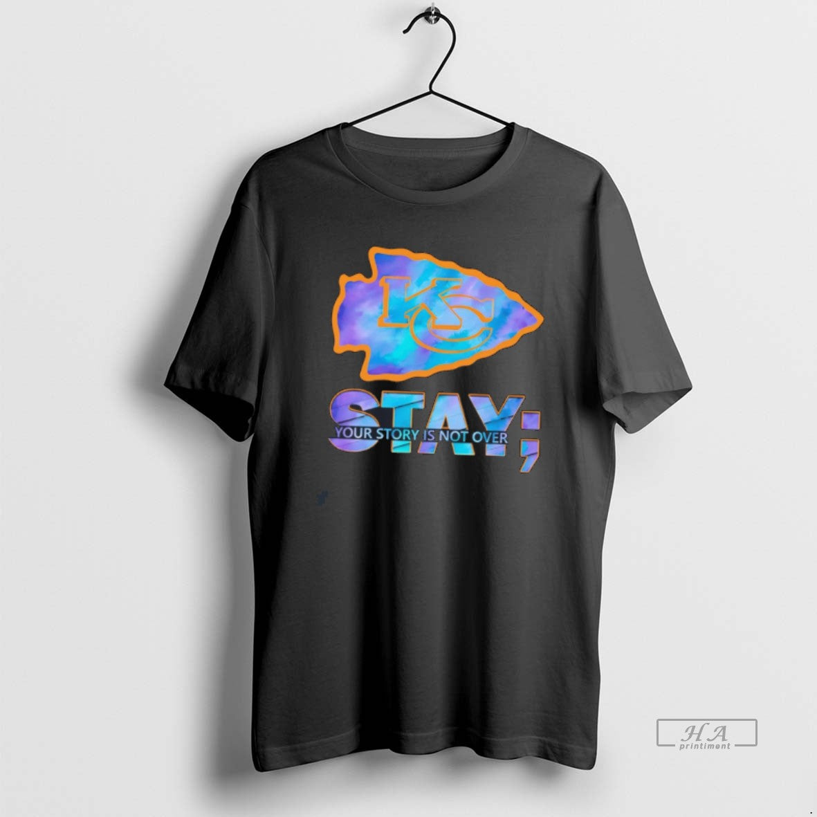 Official Kansas City Chiefs Stay Your Story Is Not Over Tee Hoodie, Sweatshirt | HypeDripTees.com