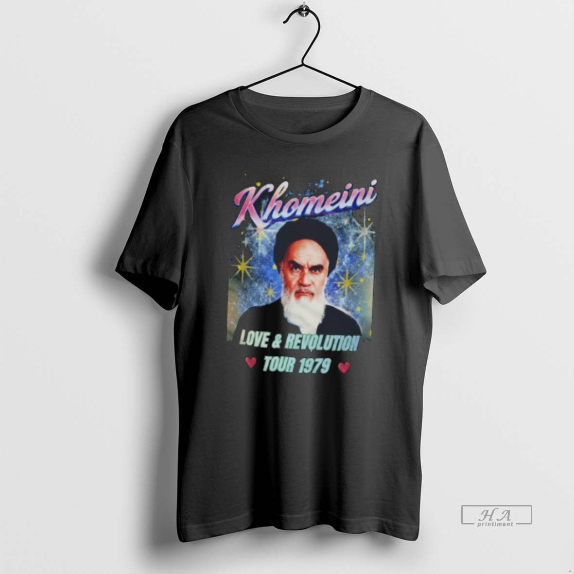 Official Khomeini Love And Revolution Tour 1979 Tee Hoodie, Sweatshirt | HypeDripTees.com