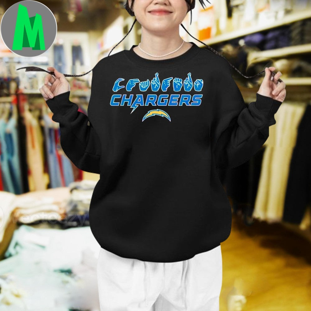 Los Angeles Chargers Homage Youth Love Sign Shirt