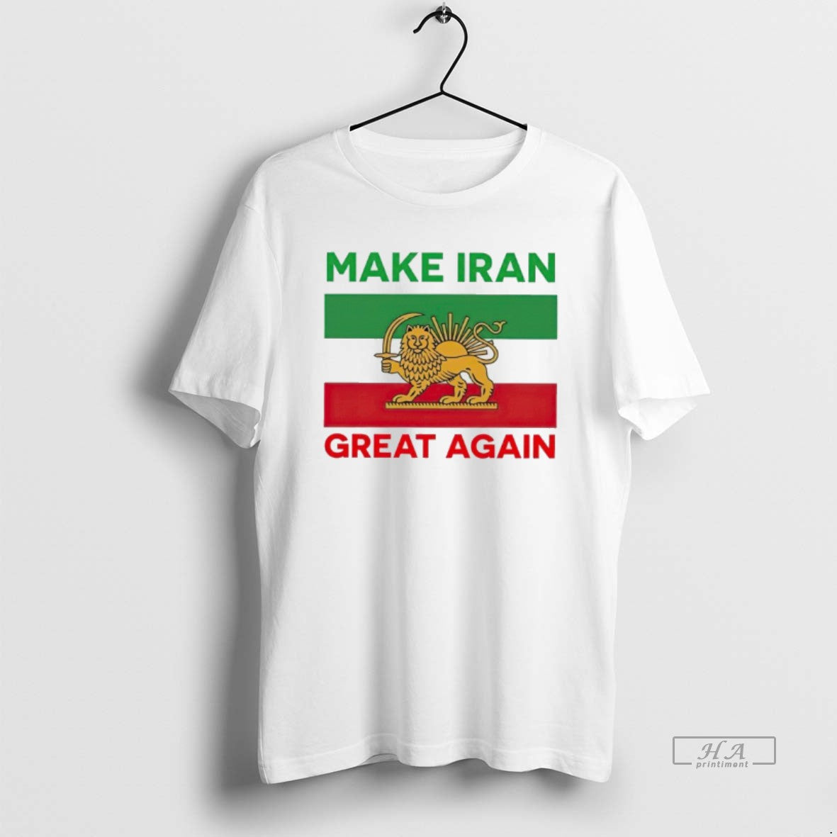 Official Make Iran Great Again 2026 Free Iran Logo T-Shirts, Hoodie, Sweatshirt | HypeDripTees.com