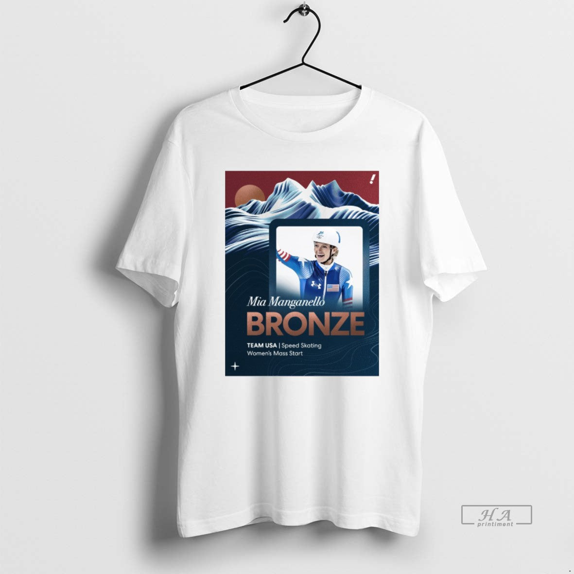 Official Mia Manganello Bronze Team Usa Speed Skating Womens Mass Start T-Shirts, Hoodie, Sweatshirt | HypeDripTees.com