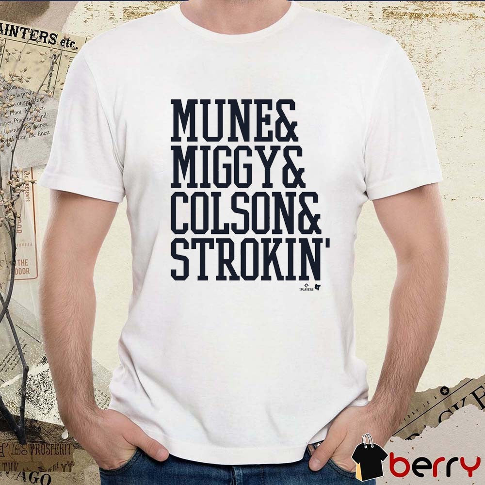 Munetaka Murakami, Miguel Vargas, and Colson Montgomery Mune and Miggy and Colson and Strokin Chicago White Sox MLB t-shirt