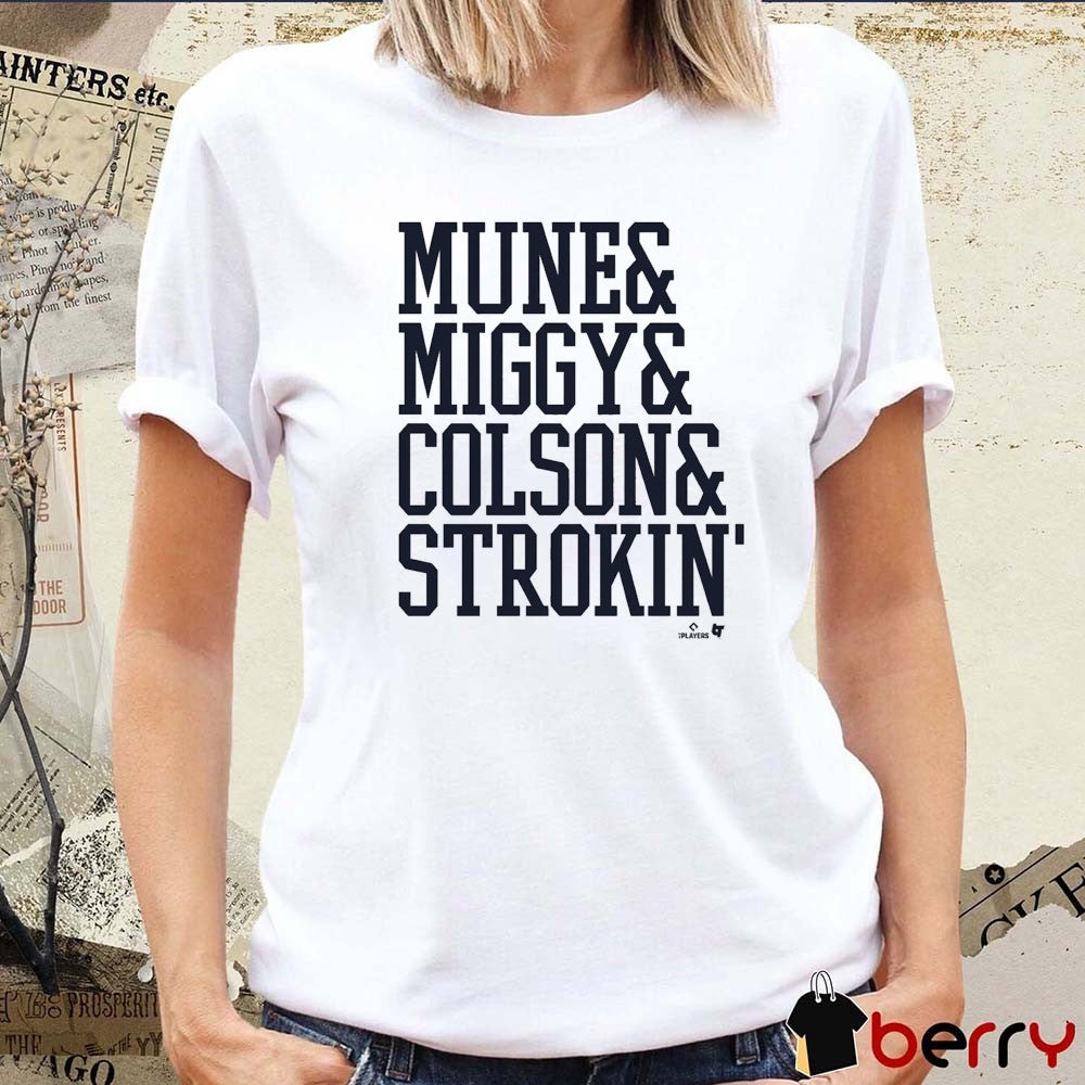 Munetaka Murakami, Miguel Vargas, and Colson Montgomery Mune and Miggy and Colson and Strokin Chicago White Sox MLB t-shirt