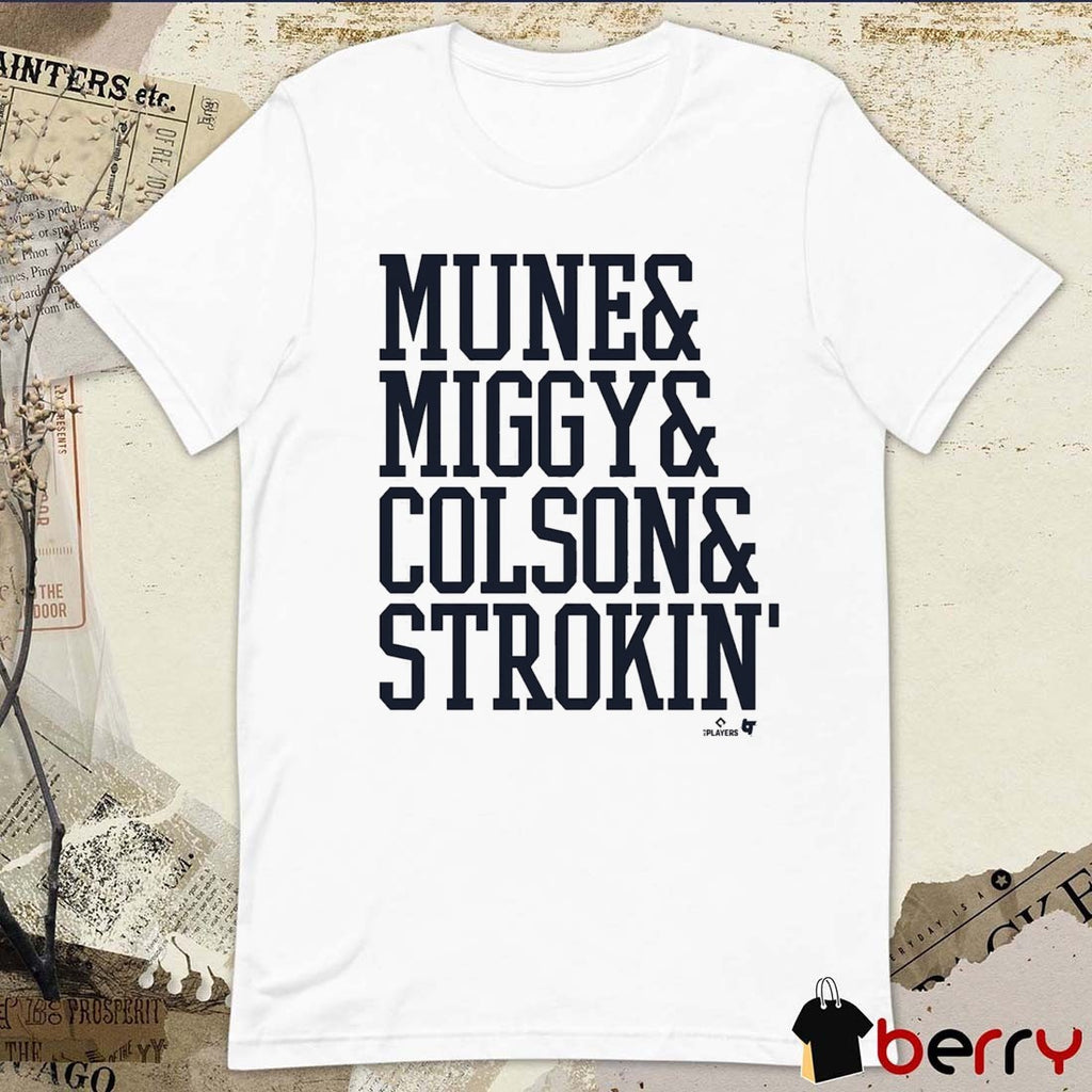 Munetaka Murakami, Miguel Vargas, and Colson Montgomery Mune and Miggy and Colson and Strokin Chicago White Sox MLB t-shirt