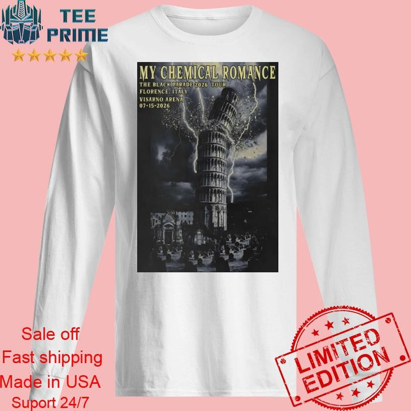 My Chemical Romance Jul 15 2026 In Florence Italy Poster Shirt