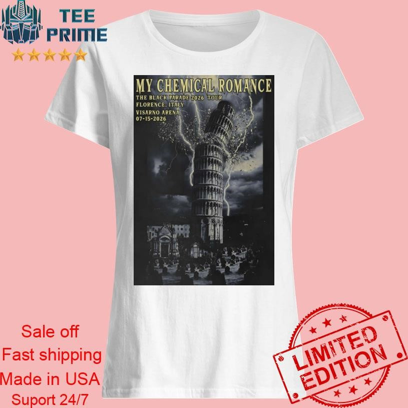 My Chemical Romance Jul 15 2026 In Florence Italy Poster Shirt