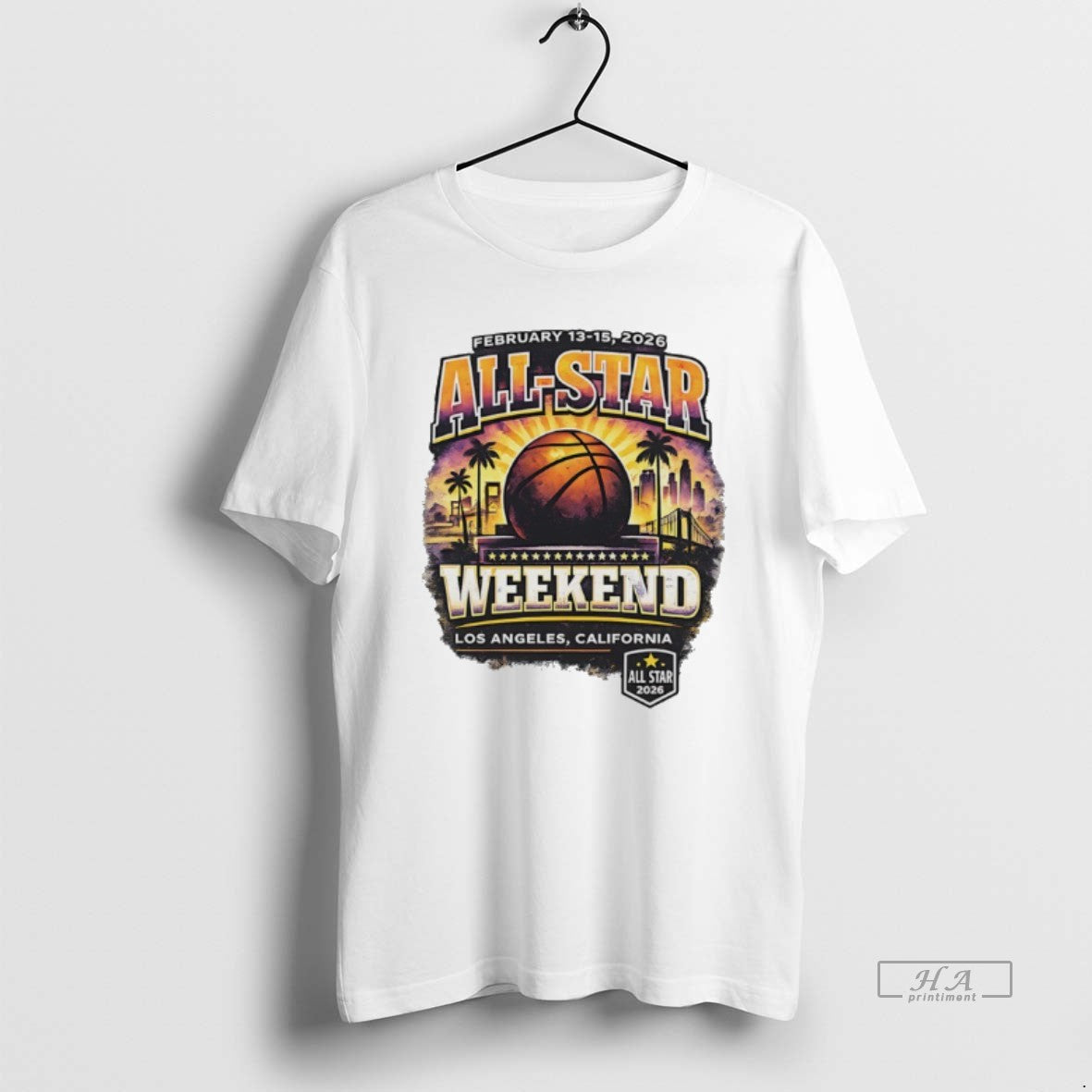 Official Nba All Star Weekend Los Angeles Feb 13 15 2026 Vintage T-Shirts, Hoodie, Sweatshirt | HypeDripTees.com