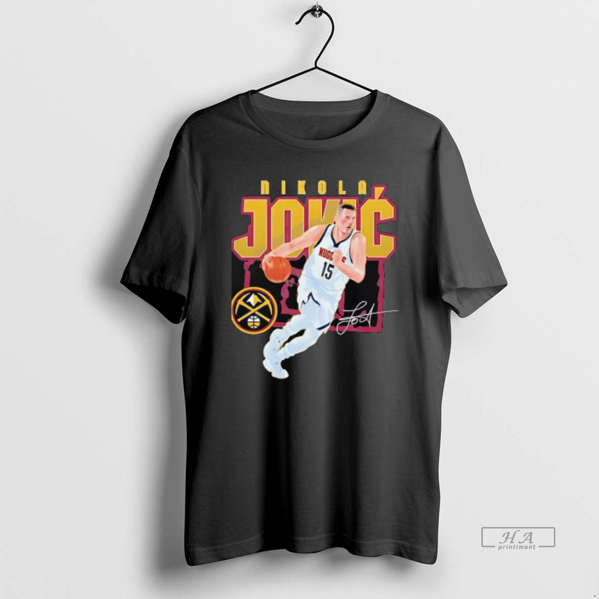 Official Nikola Jokic 15 Denver Nuggets Basketball Signature T-Shirts, Hoodie, Sweatshirt | HypeDripTees.com