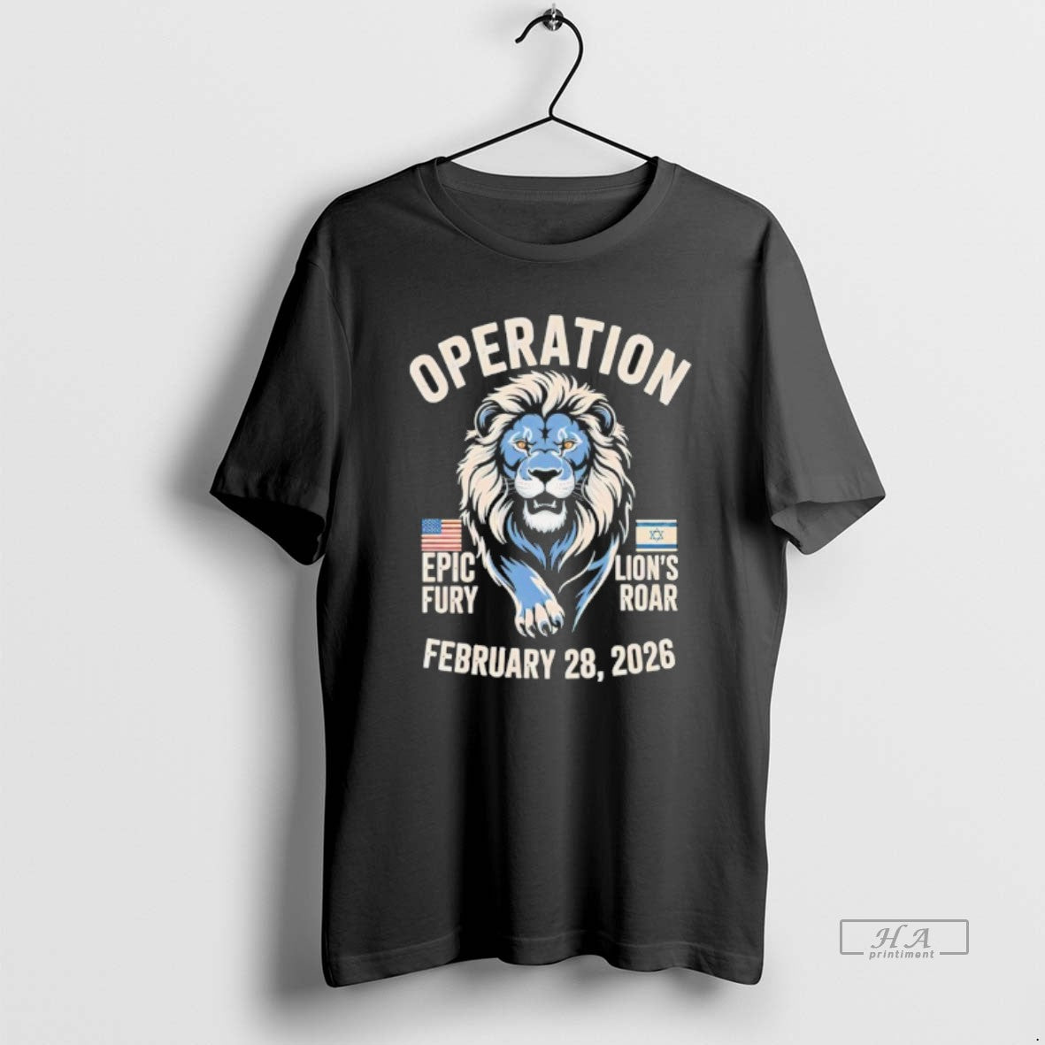 Official Operation Lions Roar February 28 2026 Israel America Support T-Shirts, Hoodie, Sweatshirt | HypeDripTees.com