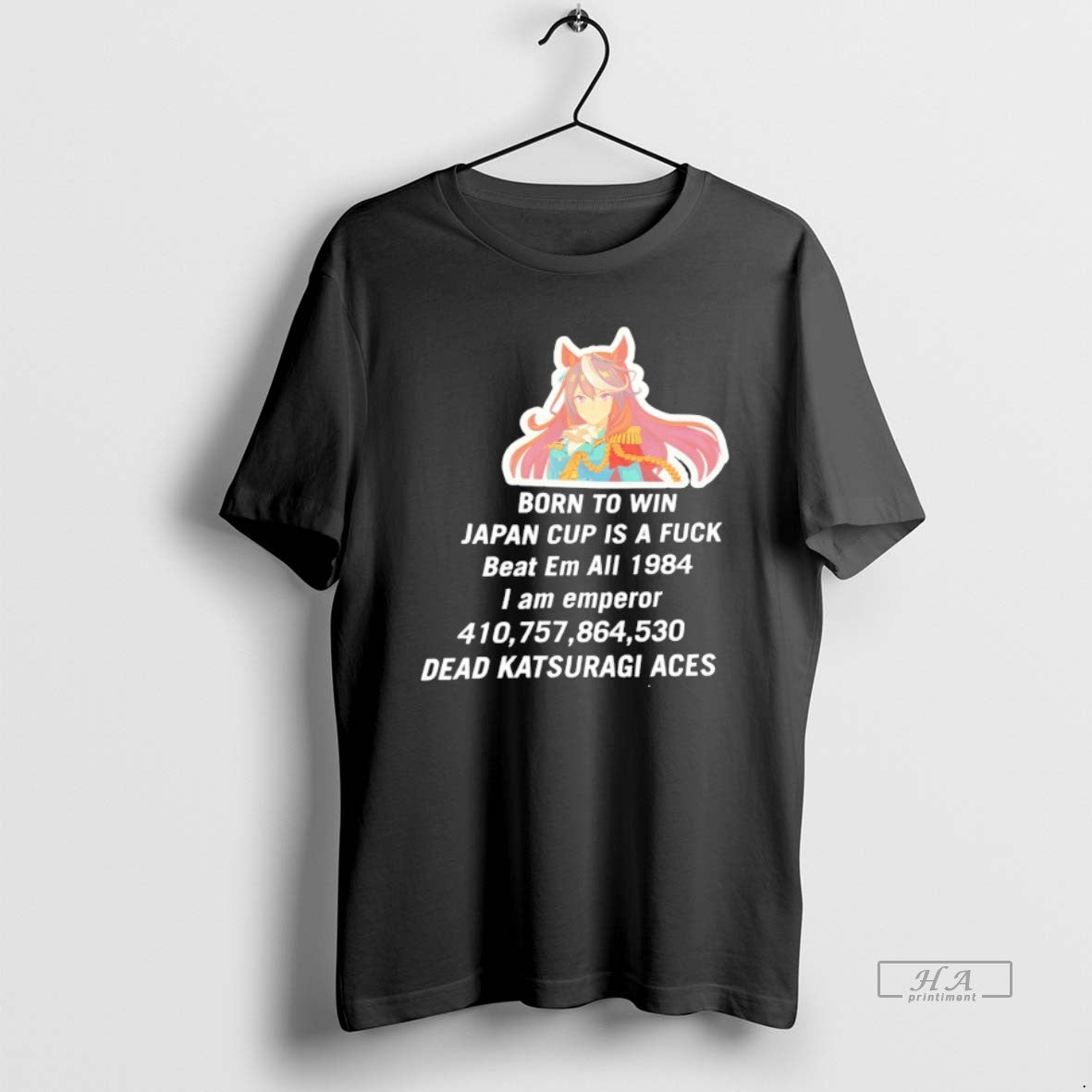 Official Pretty Derby Born To Win Japan Cup Is A Fuck Beat Em All 1984 T-Shirts, Hoodie, Sweatshirt | HypeDripTees.com