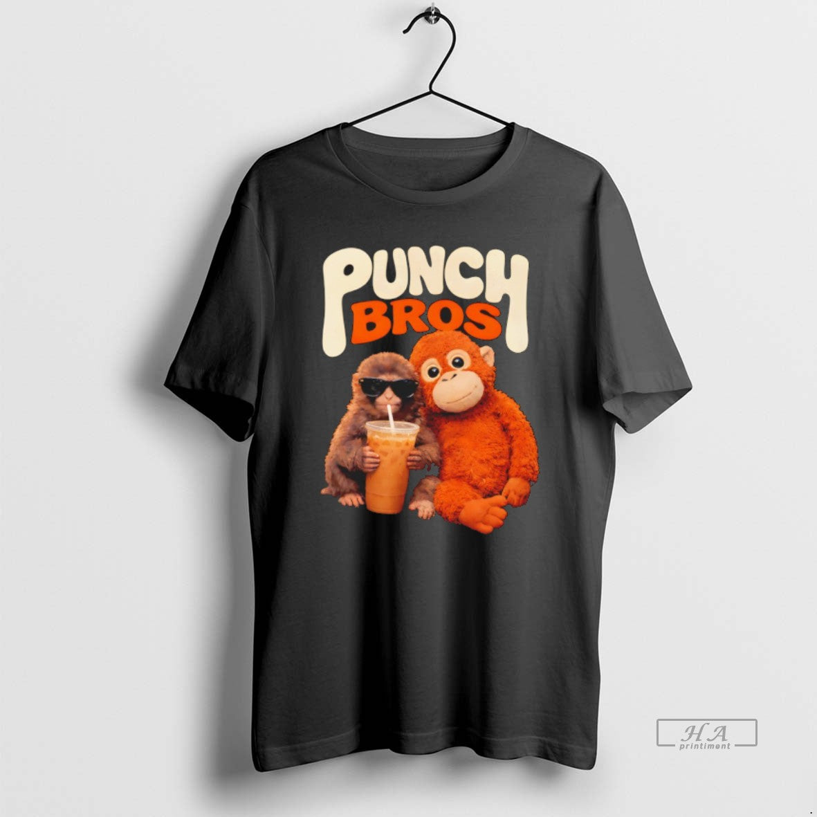 Official Punch Bros Baby Monkey With Plush Toy T-Shirts, Hoodie, Sweatshirt | HypeDripTees.com