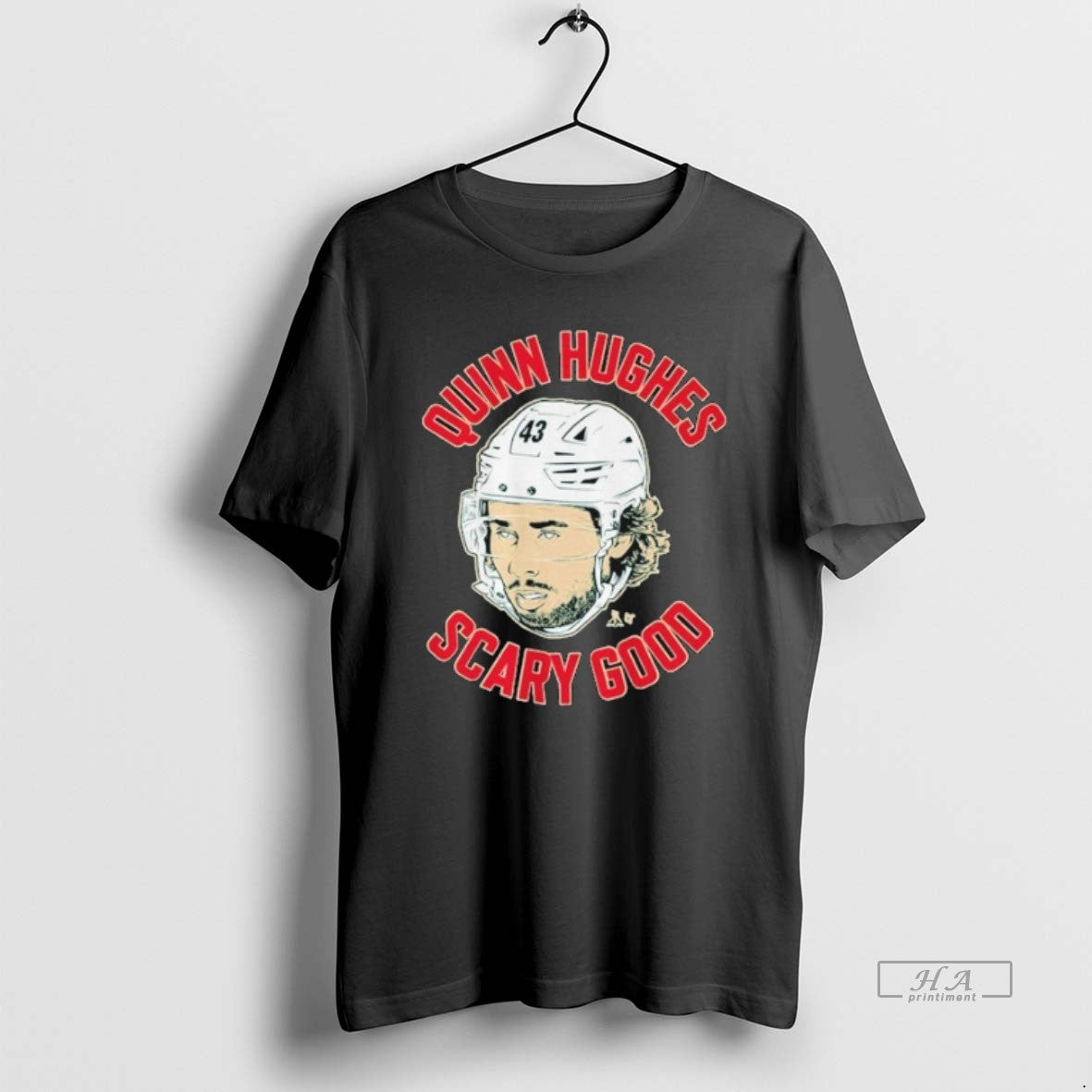 Official Quinn Hughes Scary Good Ghost Eyes T-Shirts, Hoodie, Sweatshirt | HypeDripTees.com