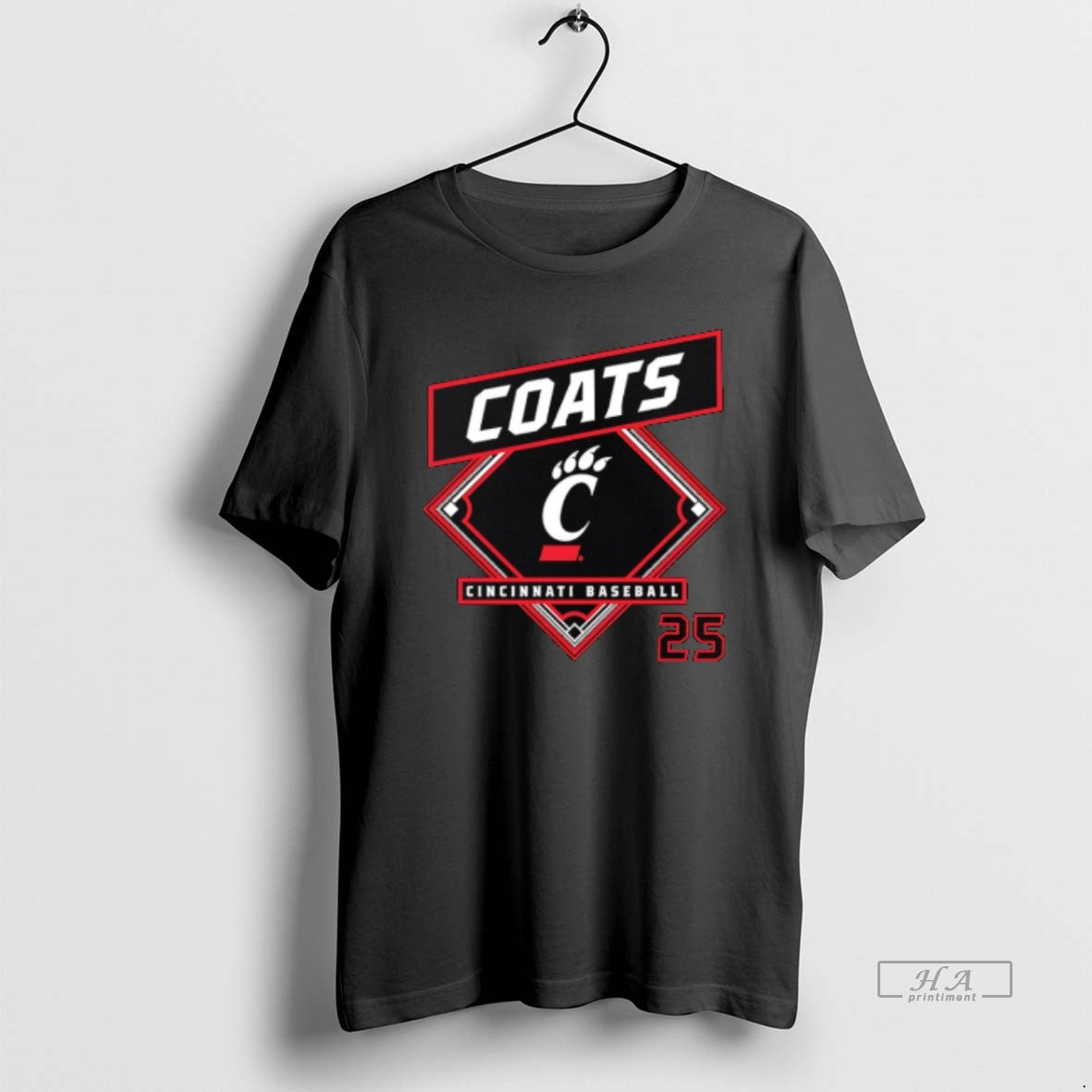Official Quinton Coats 25 Cincinnati Bearcats Baseball T-Shirts, Hoodie, Sweatshirt | HypeDripTees.com