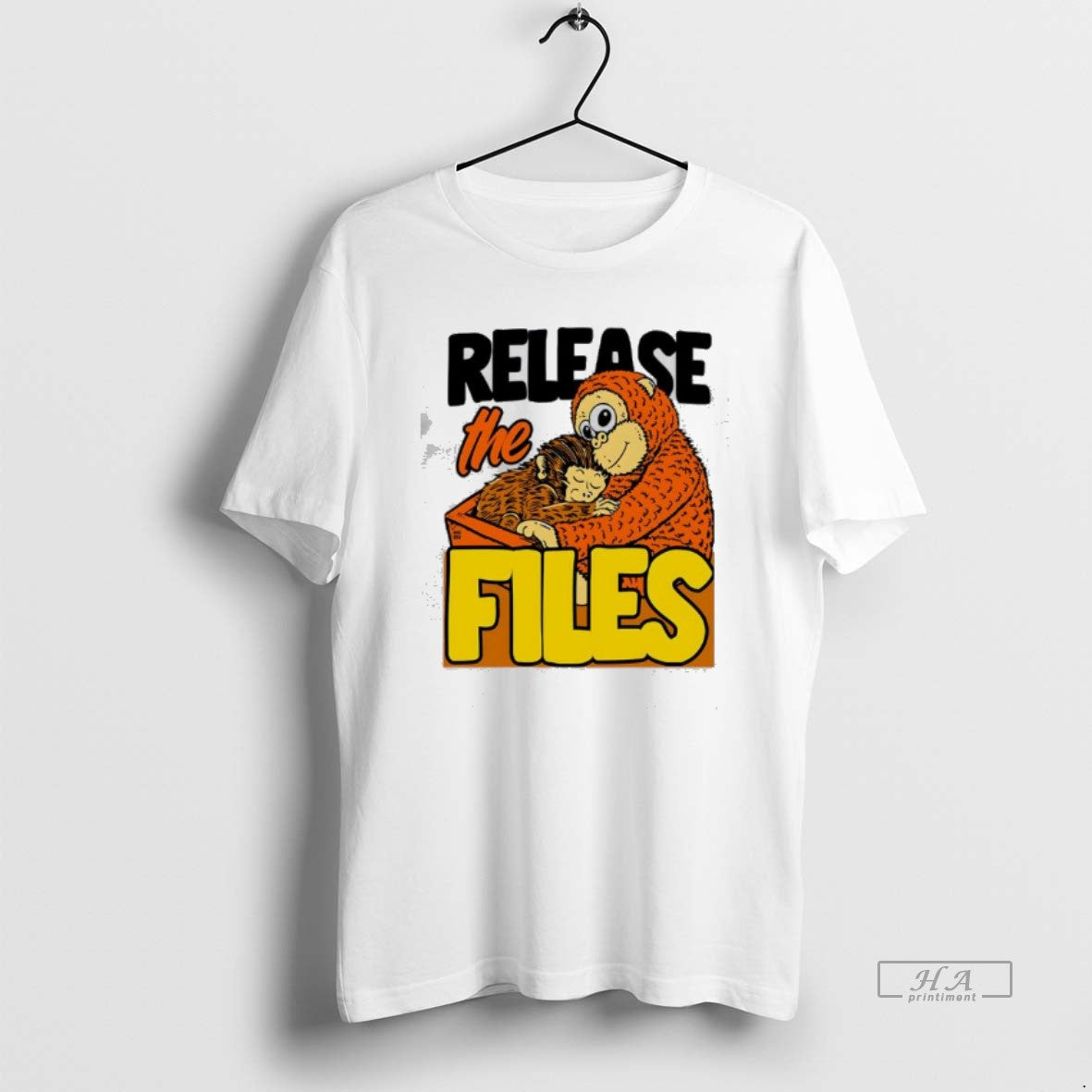 Official Release The Files Mother And Baby Monkey T-Shirts, Hoodie, Sweatshirt | HypeDripTees.com