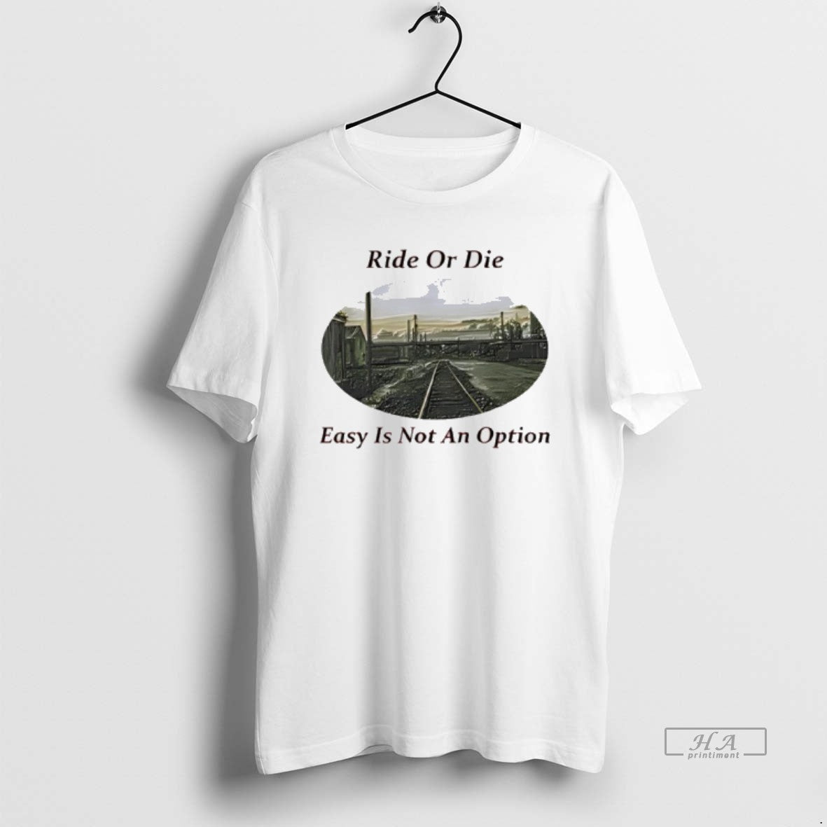 Official Ride Or Die Easy Is Not An Option T-Shirts, Hoodie, Sweatshirt | HypeDripTees.com