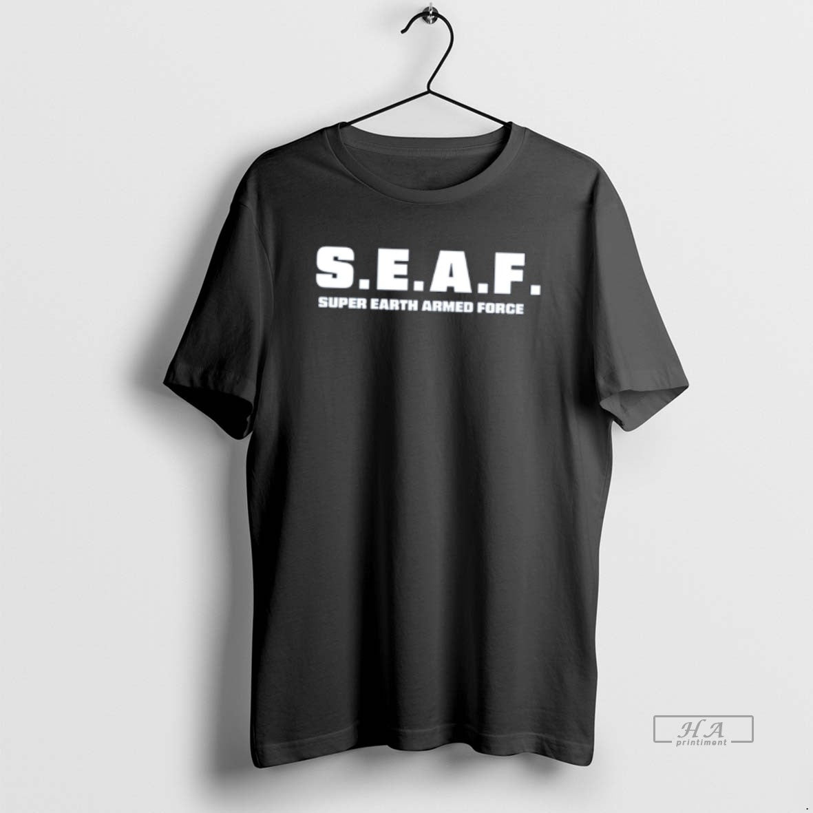 Official Seaf Super Earth Armed Forces Tee Hoodie, Sweatshirt | HypeDripTees.com