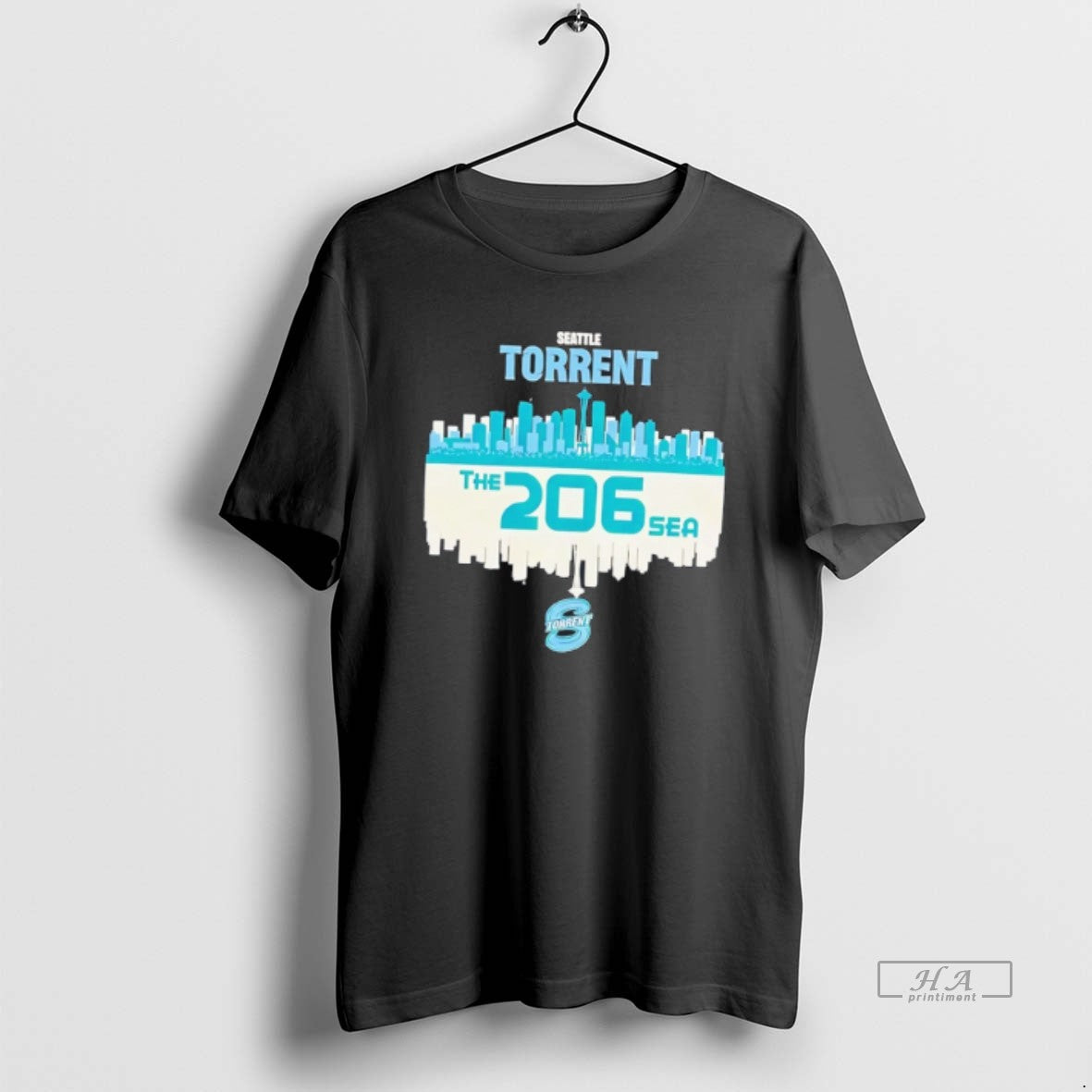 Official Seattle Torrent Hockey City The 206 Sea Tee Hoodie, Sweatshirt | HypeDripTees.com