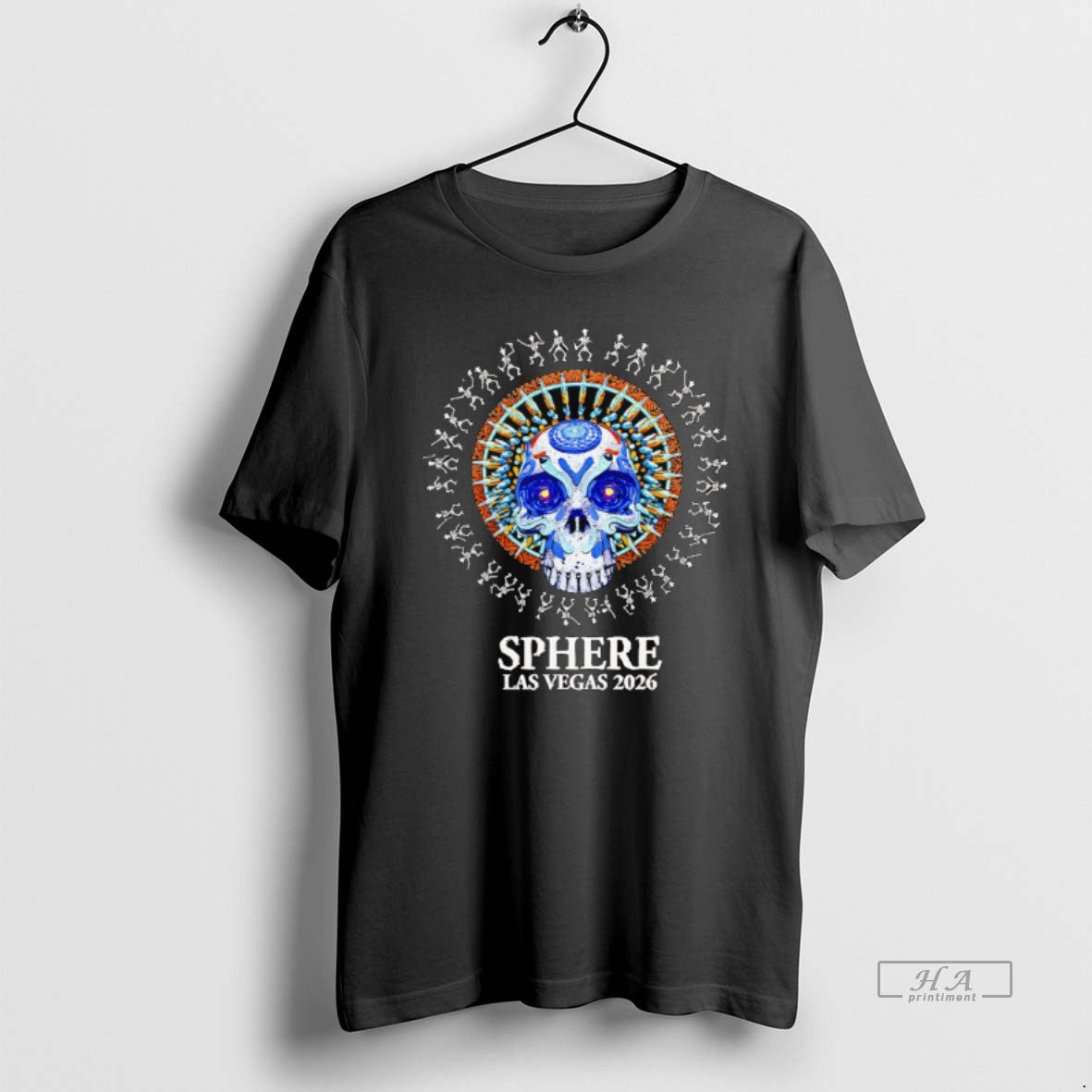 Official Skeleton Day Of The Dead Sphere In Las Vegas 2026 T-Shirts, Hoodie, Sweatshirt | HypeDripTees.com