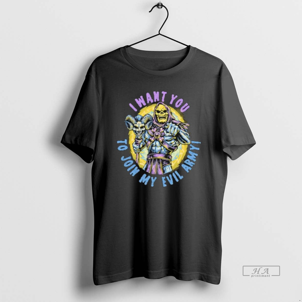 Official Skeletor I Want You To Join My Evil Army T-Shirts, Hoodie, Sweatshirt | HypeDripTees.com