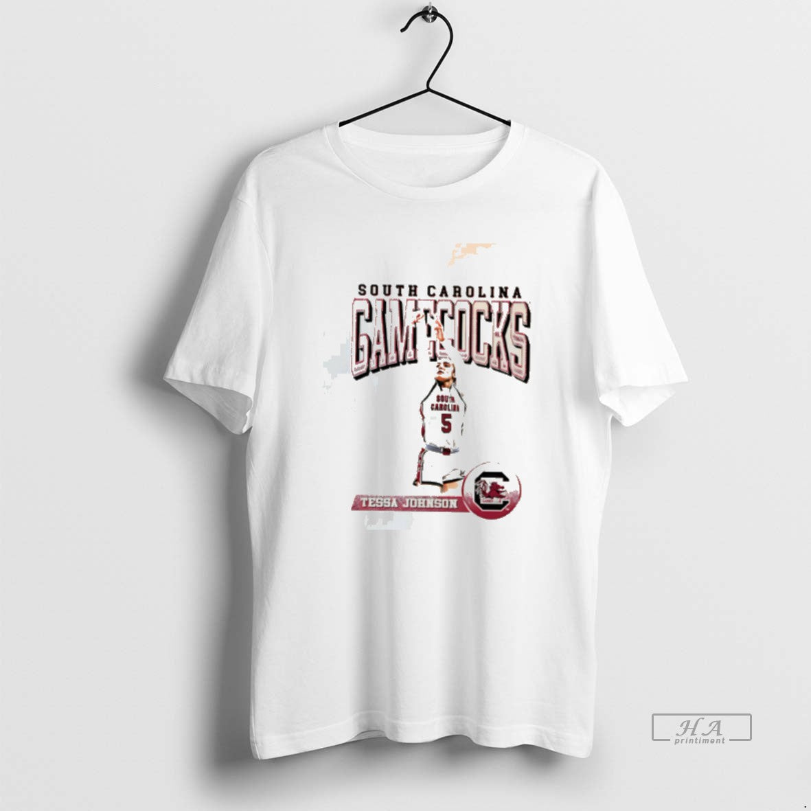 Official Tessa Johnson South Carolina Gamecocks Illustrated 26 Tee Hoodie, Sweatshirt | HypeDripTees.com