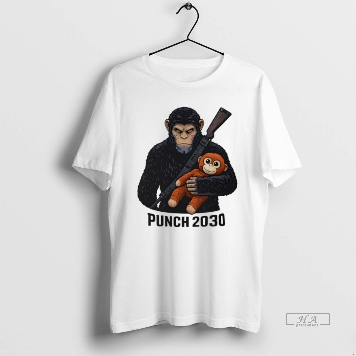 Official The Rise Of Punch 2030 Planet Of The Apes Style Punch T-Shirts, Hoodie, Sweatshirt | HypeDripTees.com