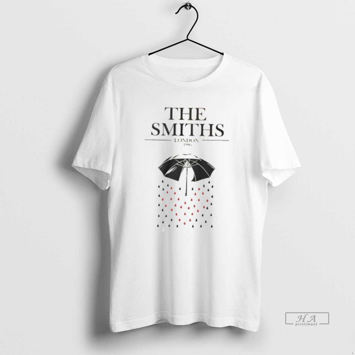 Official The Smiths London 1986 Umbrella Draw Tee Hoodie, Sweatshirt | HypeDripTees.com
