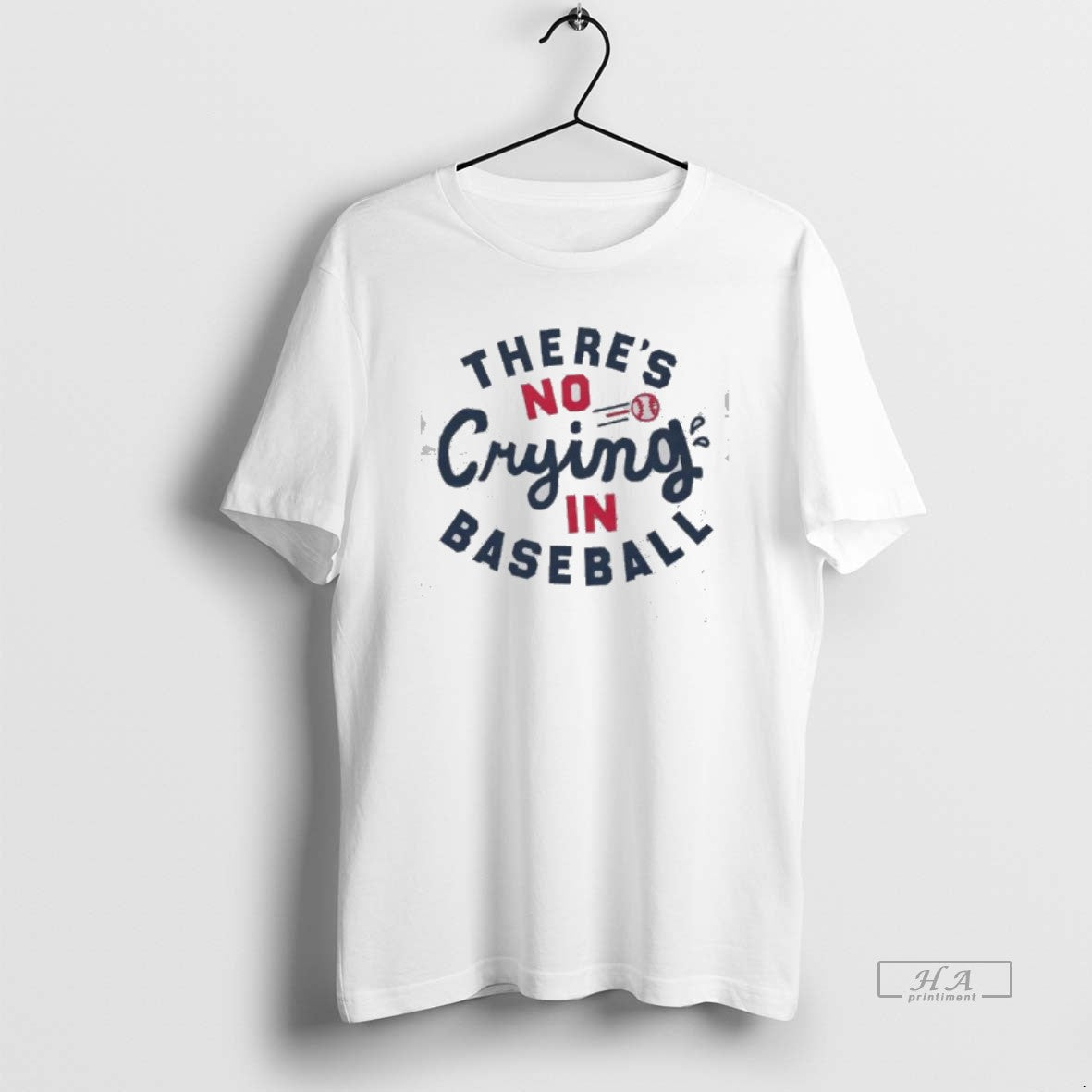 Official Theres No Crying In Baseball With Flying Red Ball T-Shirts, Hoodie, Sweatshirt | HypeDripTees.com