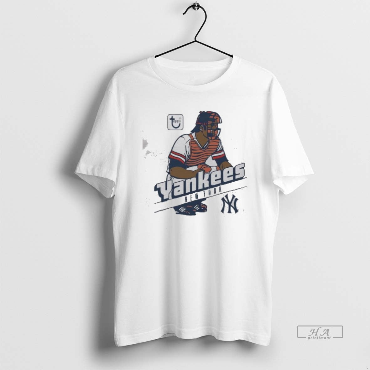 Official Topps Yankees New York Catcher Ny Logo Graphic T-Shirts, Hoodie, Sweatshirt | HypeDripTees.com