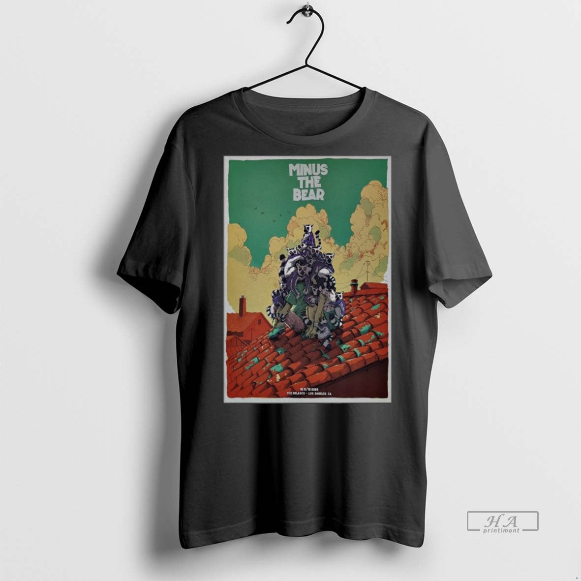 Official Trendy Minus The Bear October 11 12 2025 The Belasco Los Angeles Ca Tee